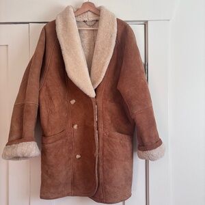 Vintage DANIER Genuine Real Sheepskin Coat  Size S